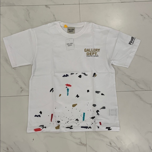 Gallery Dept Other - Gallery Dept Tokyo Painted Logo White Tee Short-Sleeve Mens Size Small & Medium